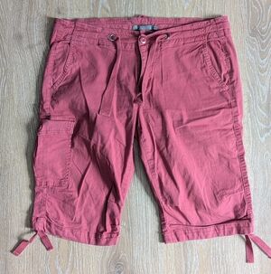Prana Coral Cargo Bermuda Shorts Women's Utility Hiking Outdoor